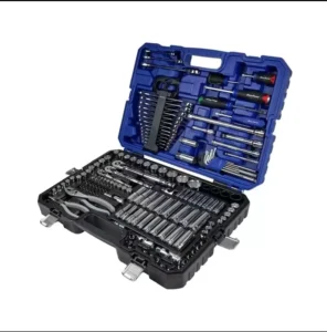 151 Piece Auto Repair Toolbox Set Ratchet Wrench Screwdriver Pliers for Maintenance Case Packaged