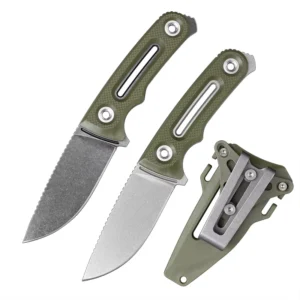 154CM Steel Fixed Blade Hunting Knife for Men Survival Tactical Self Defense Camping Knifes G10