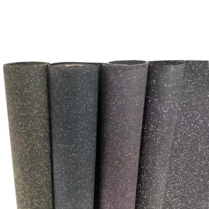 15mm Thick Interlocking Rubber Gym Floor Tiles Anti Slip Shock Absorbing Fitness Court Mats