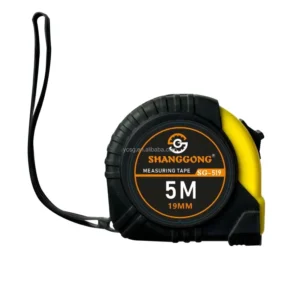 16 Feet Steel Tape Measure with Rubber Protective Cover Customized Tape Measure with Logo Design