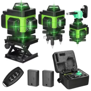 16 LInes Automatic 360 Self Leveling Green Laser Level Machine 4D Rotary Laser Level With Tripod for Construction
