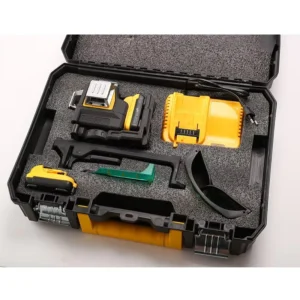 16 Lines 4D Green Beam Laser Level High Brightness Professional Self Leveling Surveying Instrument 2x 21V Batteries DIY