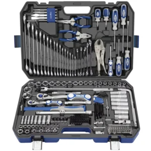 169 Pcs Plastic Toolbox Home Use With General Household Hand Tool Set Kit
