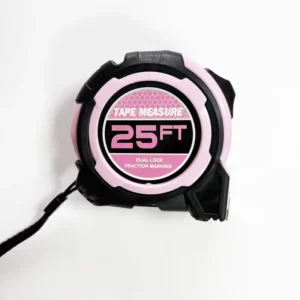 16FT and 25FT Pink Steel Tape Measures 5M Metric and Imperial Thickened Wear resistant Tape Measures