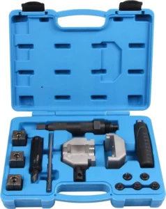 18 Pcs Hydraulic Diffuser Brake Line Flaring Tool Flanging Tool Set for Automotive Repair
