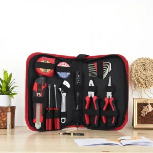 18 Piece Household Tool Set Customizable OEM Hard Case Includes Screwdriver Art Knife Electric Pen Pliers Wrench Other Bag Box