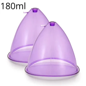 180ML Vacuum Cupping Machine Accessories Breast Enlargement Cups