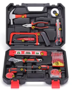 19 Piece Household Basic Mixed Hand Tool Sets Home Repair Tool Kit