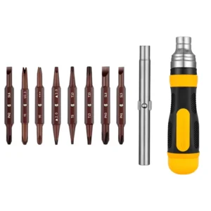 19 in 1 Multifunctional Ratchet Screwdriver Set Ratchet Screwdriver Suitable for Home and Industry