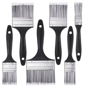 1inch 4″ High End Industrial Paint Brush with Customizable OEM PP Straight Hair Thickened Plastic Handle for Painting Wall