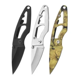 1pc 3Cr13 Stainless Steel Camping Hunting Survival Folding Knife DIY Grade OEM Customizable 14cm Blade