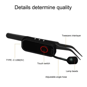1s Fast Cure Wireless Portable Tweezer Lamp for Eyelash Extensions