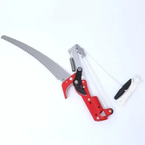 2 in 1 Telescopic Garden Lopper Tree Pruner Cutter Extendable Branch Cutter Saw With Detachable Saw Rope Pulley