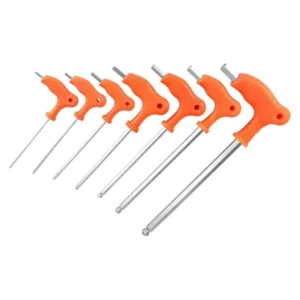 2.5 12mm Metric Chrome Vanadium Steel T Handle Ball Head Inner Hex Key Set DIY Hand Tool