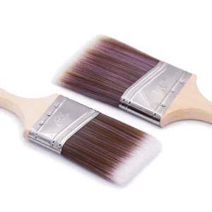 2.5 Inch Nylon Polyester Angle Trim Paint Brush Stiff Bristles for Precision Ideal for Angled Edges and Trimming