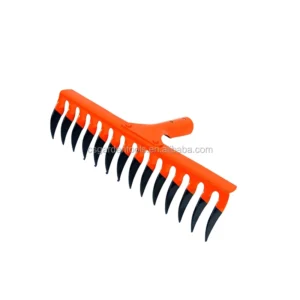 2.5mm 12T A3 Steel Farm Hay Garden Clearing Tool Grass Rake