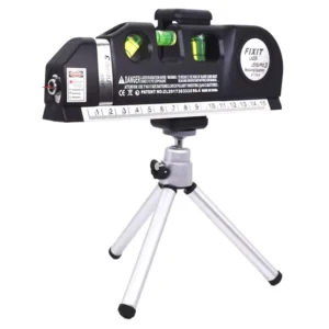 20CM Professional Industrial Steel Ruler Infrared Level Aluminum Alloy Water Level Balance Self Locking Green DIY Measuring