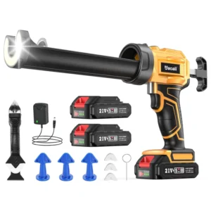 20V MAX Caulking Gun Cordless 10oz Variable Speed Trigger Interchangeable Canister Trays
