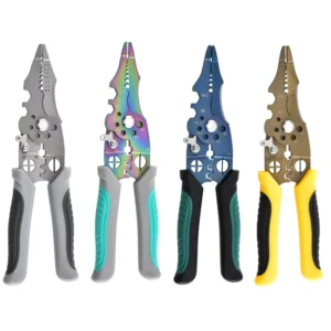 21 in 1 Electrician Pliers Wire Stripper Crimper Cutter for Wiring Projects Multifunctional Wire Stripper Tool