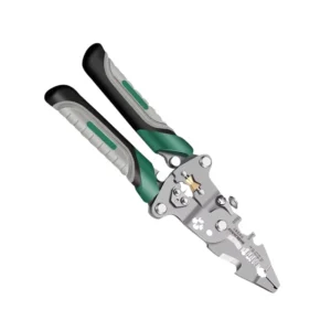 21-in-1 Multi-Function Electrical Wire Stripper and Crimper Non-Slip Steel Cable Cutting Tool With Adjustable Stripping Pliers