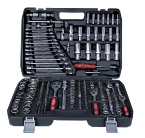 216 Piece Auto Repair Mechanical Tools Kit OEM Supported Case Hand Metal File Wrenches Automotive