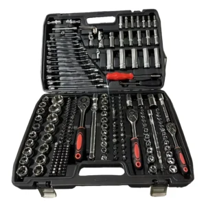 216 Piece Professional Hand Operated Mechanic Tool Set Durable Carbon Steel Ratchet Wrench Socket Screwdriver for Automotive