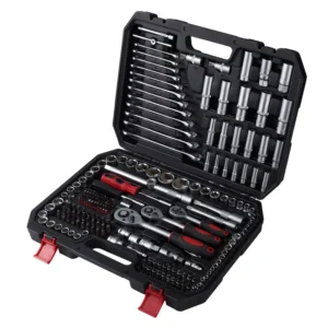 216pcs Hand Tools Kit with Socket Bits Wrenches Ratchet Handle