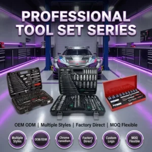 216pcs Mechanic Tool Kit Chrome Vanadium Socket Set 24 216pcs Auto Repair Hand Tool Set 72T Ratchet Metric SAE Herramientas
