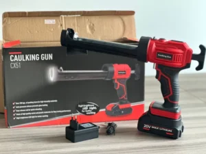 21V Cordless Electric Caulking Guns Rechargeable Lithium Battery Power Single tube Glass Glue Gun Extrusion Sealant Grout Gun