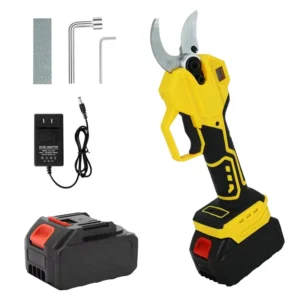 21V Li ion 40mm Powered Electric Garden Scissor Pruners Cordless Pruning Shears Battery for Trees