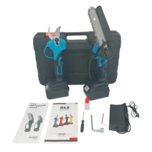 21V Lithium Battery Powered Pruning Saw Kit Chainsaw Garden Pruner Shears Preferred by DIY Gardeners