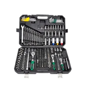 222PCS Professional Auto Protection Sleeve Batch Head Set Ratchet Wrench Hardware Tools Sockets Hex Keys for Car Repair