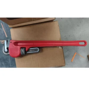 24 Inch American Type Heavy Duty Carbon Steel Pipe Wrench OEM Customizable DIY Grade Adjustable Opening Non Sparking
