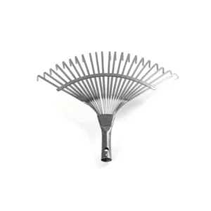 24 Teeth Outdoor Manual Garden Lawn Rake Garden Rake Gardening Hand Tool Metal Rake Telescopic Garden Leaf Rake