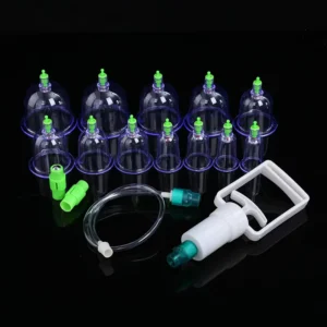 24pcs Cupping Set Professional Chinese Acupoint Cupping Therapy Sets Suction Hijama Cupping Set With Vacuum Magnetic Pump