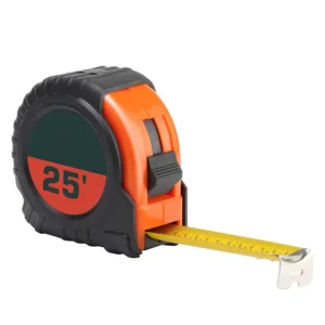 25 Foot by 1 Inch Easy Read Tape Measure With Fractions 1 8 Measure Tape
