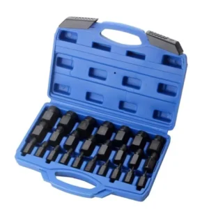 25Pieces Damaged Screw Extractor Remover Set Hex Shank Broken Bolt Extractor