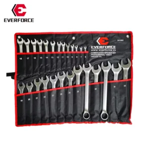 26 Piece Dual Purpose CRV Wrench Set with Cloth Bag Included Full Size