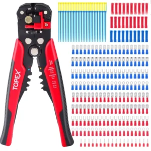 260PCS Crimping Tool 0.5 6mm2 Adjustable Crimper Pliers 10 22AWG Cable Lugs Cold pressed Terminal Ribbon Wire Crimp Terminals Set