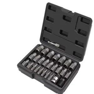 27p Screw Bolt Extractor Drill Set Multi-spline Bolt Extractor Set Remove Broken Bolts Repairing Furniture