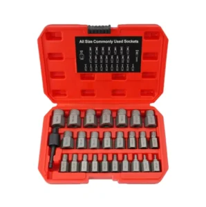 27pcs Damaged Stripped Bolt Stud Remover Screw Extractor Set