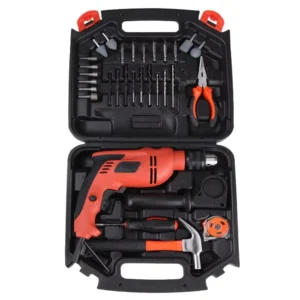 28 piece Multi functional Portable Hardware Tool Set for Household Hand Drill Bit Pliers Tool Set for Industrial Maintenance