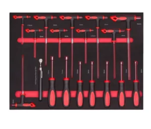 28PCS Hex Key and Nut Driver