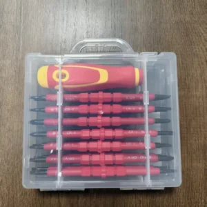 29-in-1 Electrical Insulated Screwdriver Phillips Slotted Strong Magnetic Bit Household Appliance Equipment Repair Tool Set