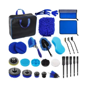29Pcs Multi purpose Cleaning Brush Set Household & Garden Brushes for Indoor Outdoor Glass Carpet & Leather