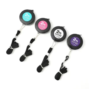 2M Double Sided Industrial Body Measuring Tape Retractable Tape Measure with logo Custom