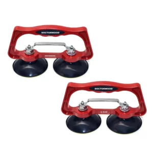 2Pcs Set Automatic Tile Suction Cups Lifter Multifunctional Glass Marble Manual Extractor Carrier Gripper Sucker Granite Pulling