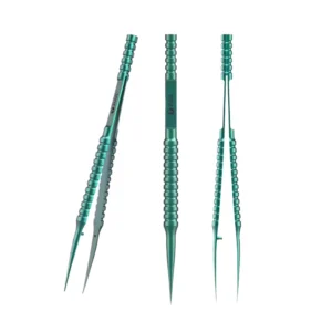 2UUL Titanium Alloy WYLIE Green Curved Straight Tip Edge Precision Fingerprint Tweezers Motherboard Wire Jump Micro