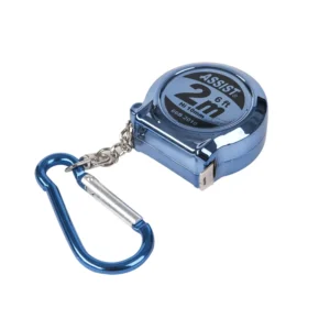 2m 6ft Retractable Tape Measure Mini Keychain Metric Measuring Tape