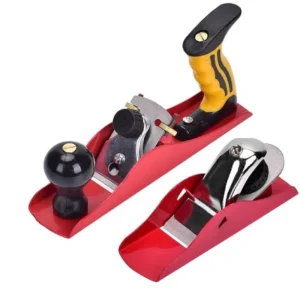 2pcs Industrial Grade European Carbon Steel Hand Plane Woodworking Tool Planer with 3 Year Warranty for Woodworking Projects